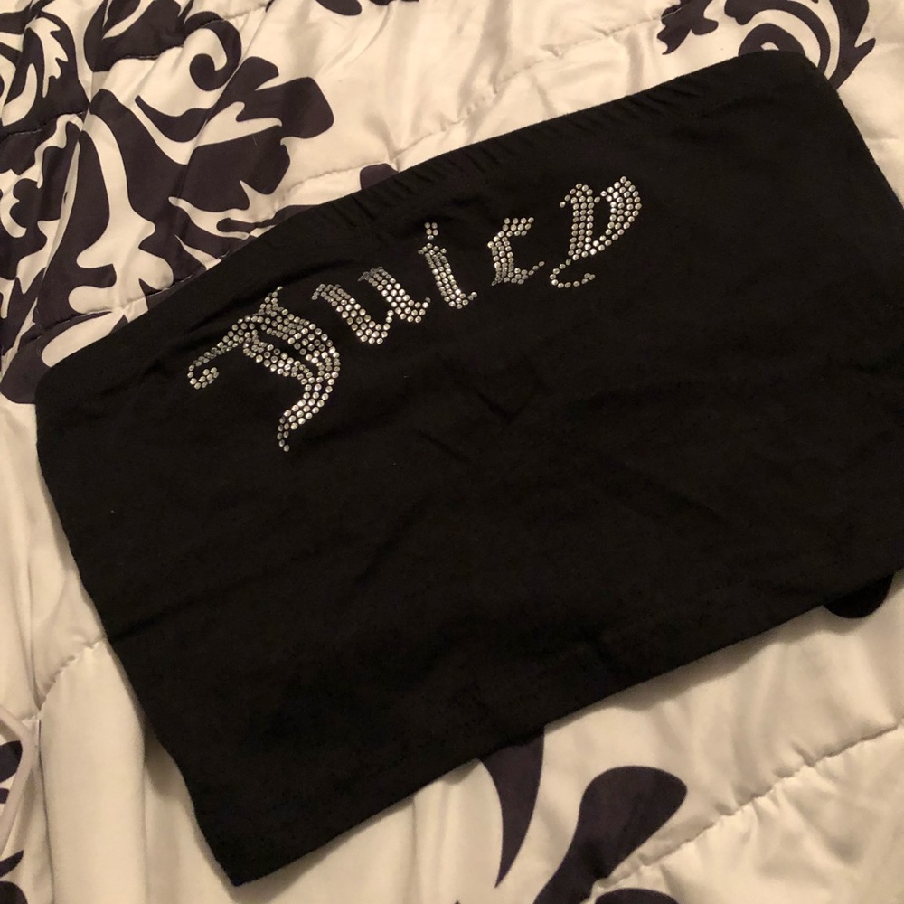 Juicy couture rhinestone tube top